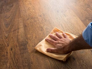 clean hardwood flooring