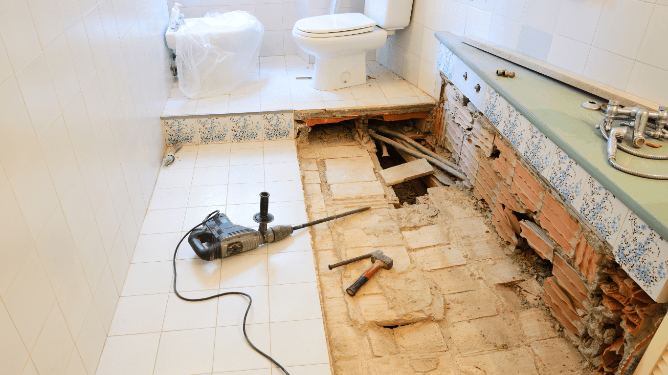 Bathroom Floor Renovation