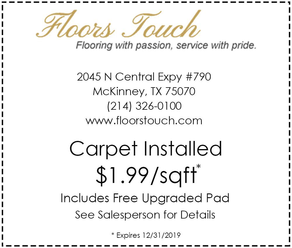 Floors Touch Carpet Coupon Discount